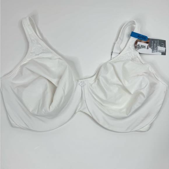 Bali White Underwire Full Coverage Bra 3005 – Size 42DDD - Picture 1 of 4